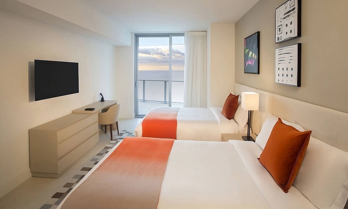 Hollywood South Central Beach Hotel | 2BR Oceanview Queen at H Hollywood Resort & Residences, Pool, Full Kitchen!