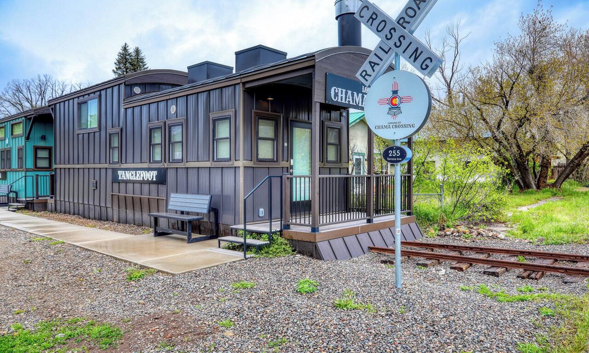 Chama Apartment | Chama Crossing - Tiny Train Next to Railroad