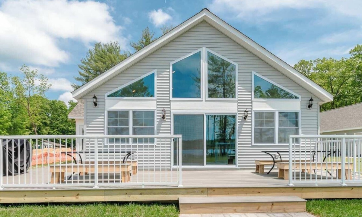 Kendall House | Expansive Lakefront Home with Private Dock & Canoe