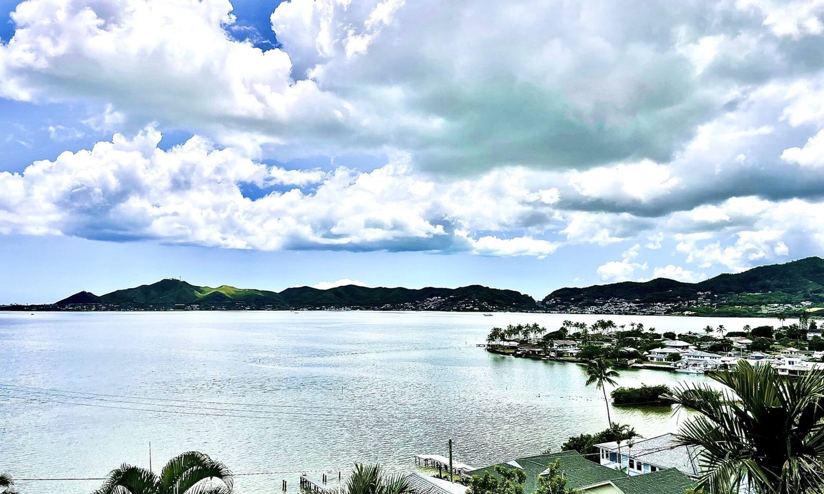 Kaneohe House | Hawaiian Hillside Retreat with panoramic Kaneohe Bay and Mountain views