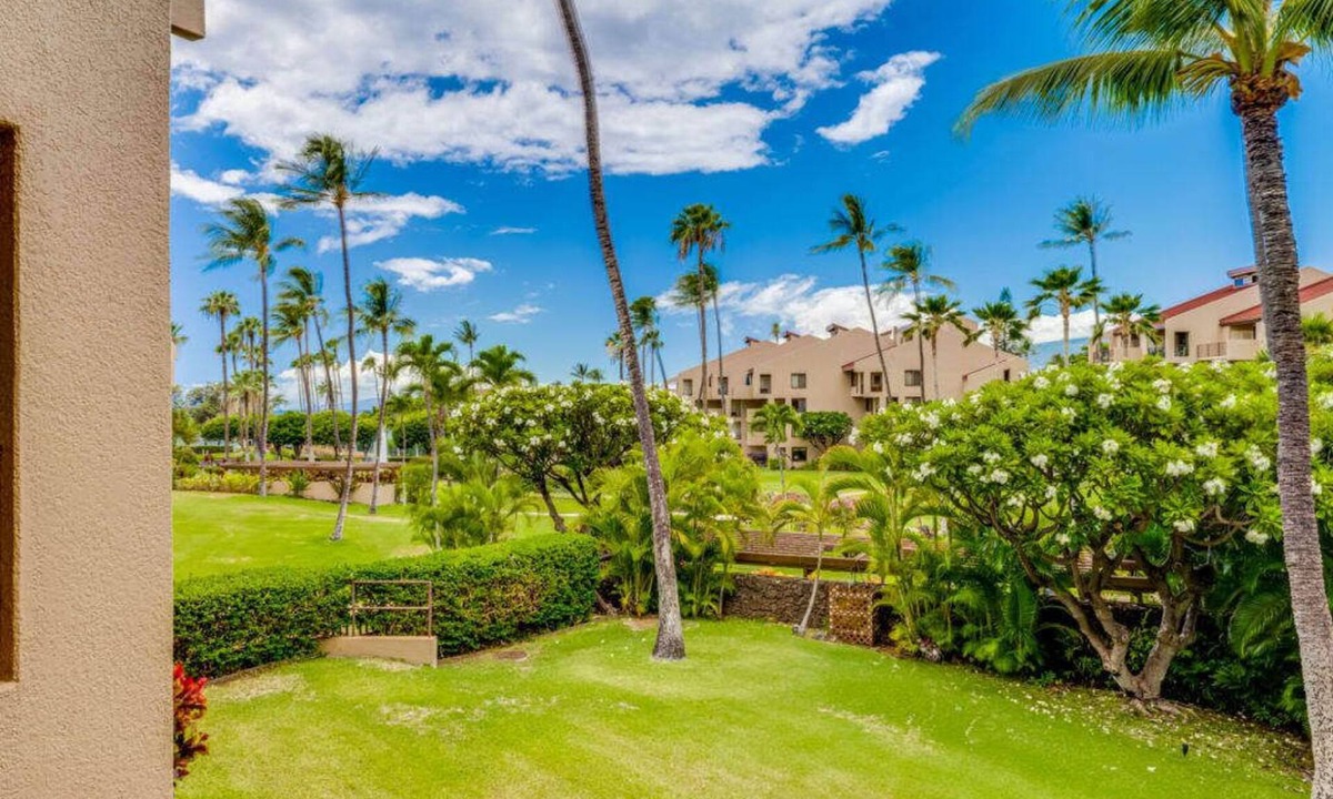 Kihei Condo | Kihei Ease Thrives! Lanai, Kitchen, AC, Laundry, WiFi+Flat Screen–Kamaole Sands 6203