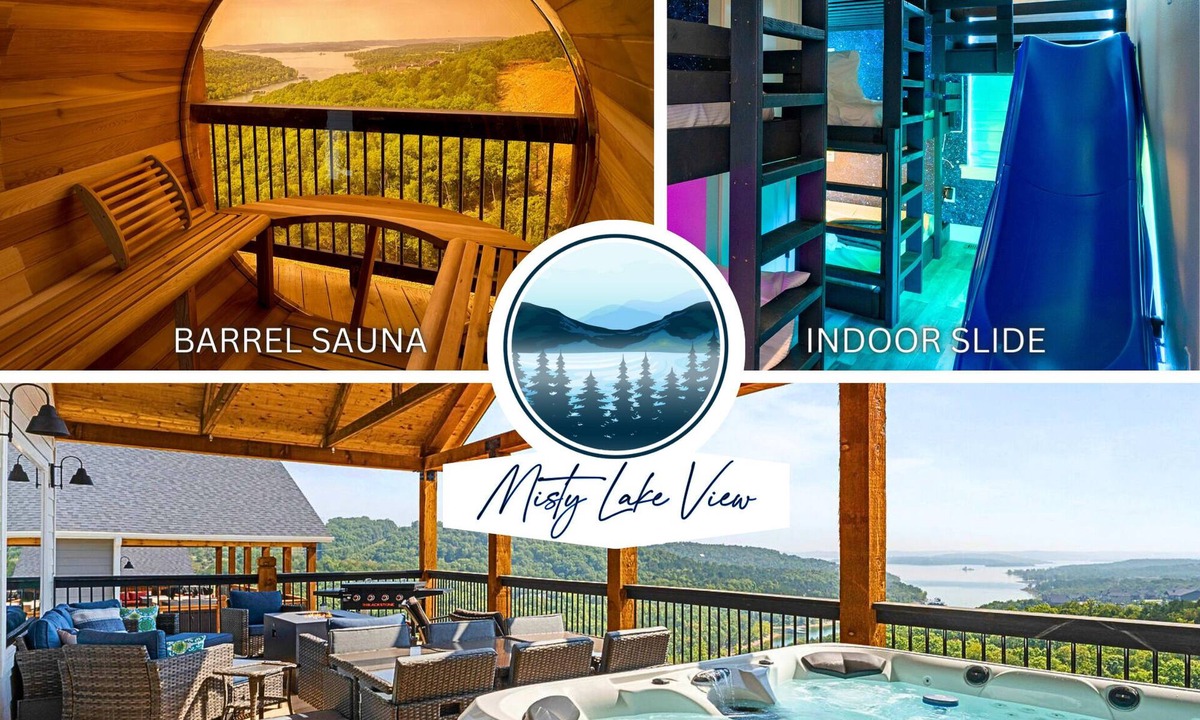 Indian Point House | Lake Views Hot Tub Sauna Arcade Decks Family Stay