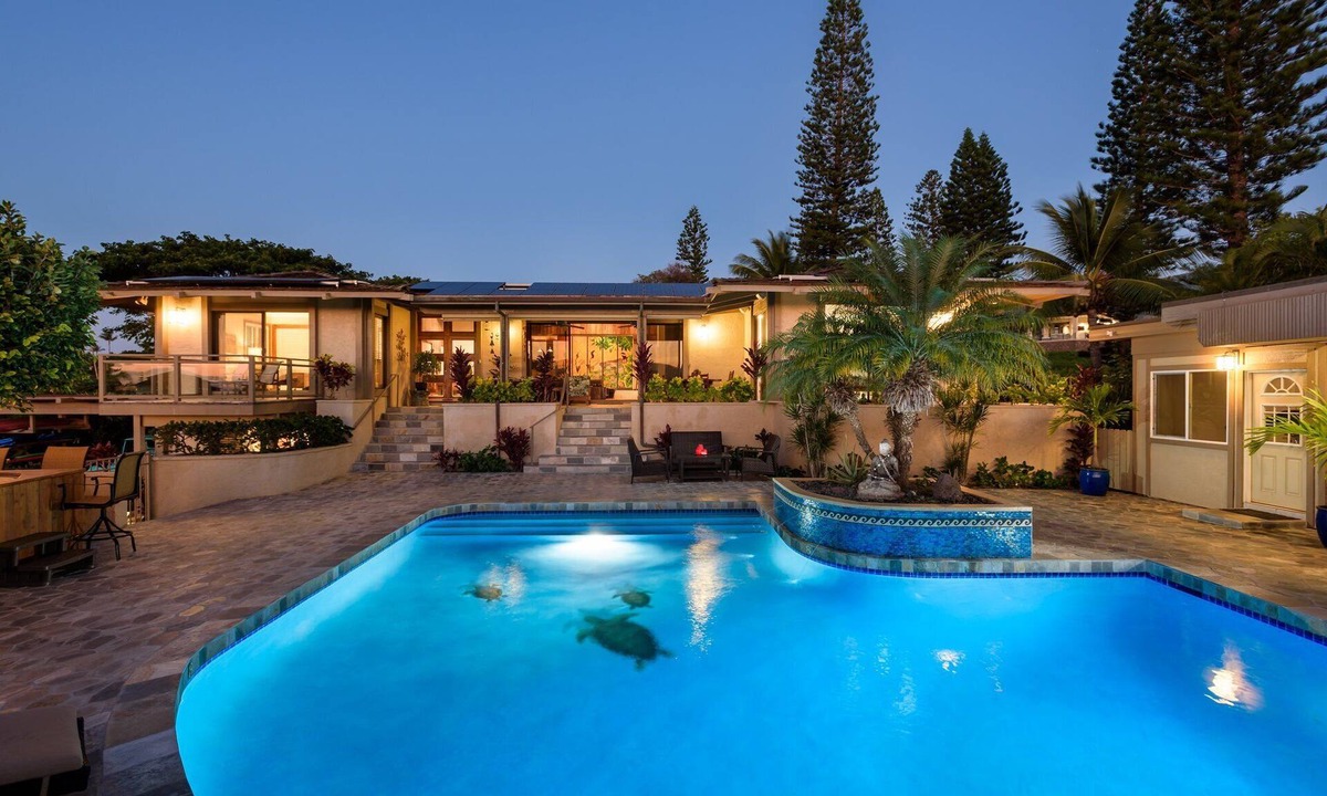 Kaanapali House | Summit Residence at KAANAPALI VISTA~4500 sf~5B/5.5B Pool/Ocean View~