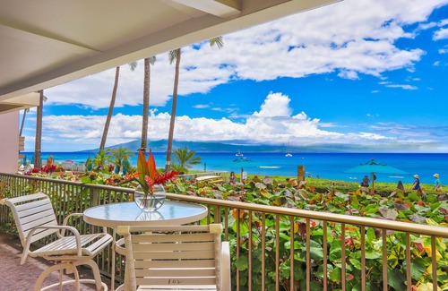 Kaanapali Condo | Hawaii Life Presents "Kahua Kai" Whaler 102- Direct Oceanfront 2BR/2BA
