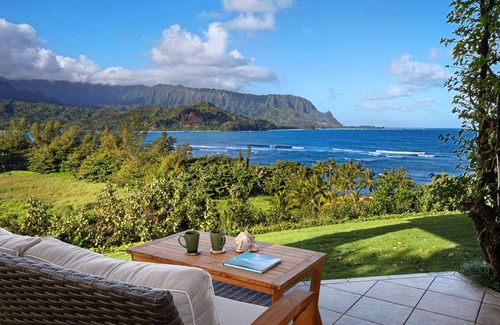 Princeville Condo | Spectacular Oceanfront View at Hanalei Bay Resort 9101,2,3 - 6 min walk to beach
