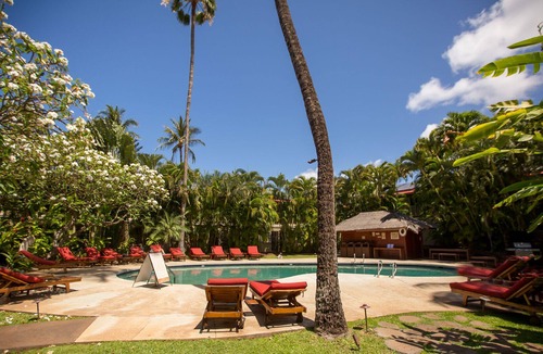 Historic Lahaina Front Street Condo | Aina Nalu saltwater pool, downstairs in heart of Old Lahania West Maui