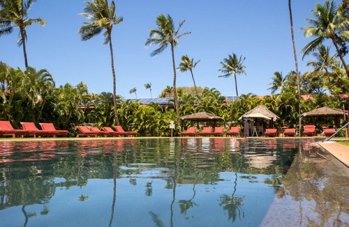 Historic Lahaina Front Street Condo | Aina Nalu saltwater pool, downstairs in heart of Old Lahania West Maui