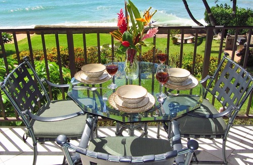 Honokowai Condo | Beachfront - Spectacular Views - Air - State-of-Art Decor