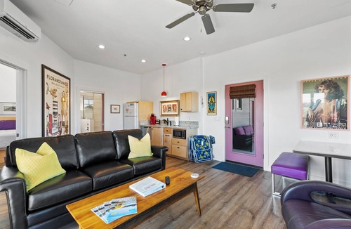 Folly Beach Hotel | Boutique Hotel Folly Room 2: King Suite with large private balcony in the heart of Folly Beach