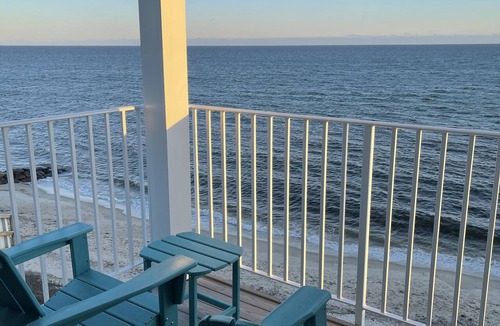 Dennis Port Condo | Cape Cod Oceanfront New Condo with Ocean View & Private Beach, OceanBeachVista!