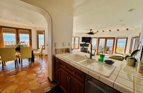 Avalon Villa | Clifftop escape w wrap-around views & pool