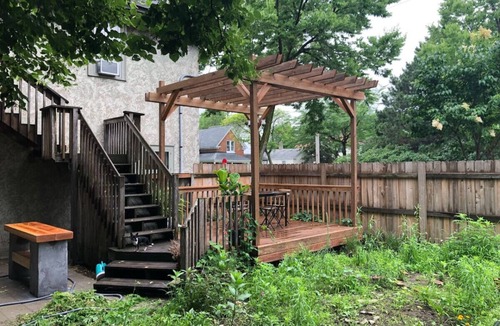 Northeast Minneapolis Arts District Apartment | Corner Store Loft w/SAUNA, Firepit, Private Deck!