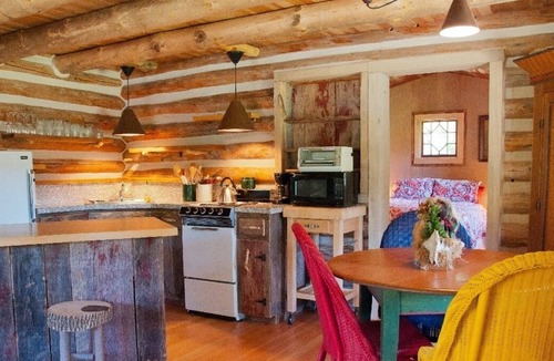 Harbor Springs Cabin | Cozy, Romantic, Log Cabin.
