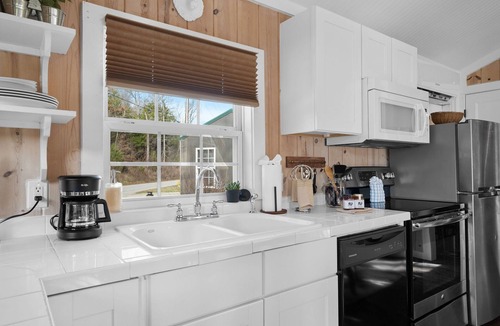 Blue Eye Cabin | Creekside Cabin W/Pool Access & Private Hot Tub Near Thunder Ridge Sleeps 4