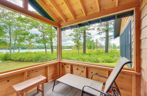 Center Lovell Cottage | Dock & Beach Access! Waterfront Home on Kezar Lake