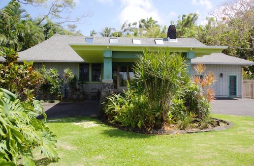 Hilo House | Elegant 1937 Home Steps Away from Black Sand Beaches