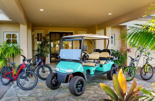 Kamuela House | Hale Mele 2 with Panoramic Golf Course View, private Pool, Hot Tub, Golf Cart and E-Bikes