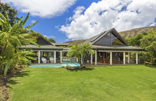 Portlock House | Lavish Oceanfront Estate w/Pool, Spa & AC - Close to Beaches: Maunalua Sunset