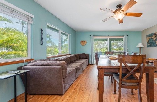 Kailua Apartment | New 3 Bdrm, Large Lanai, Quiet area, Ocean Breezes, Short Walk to the Beach