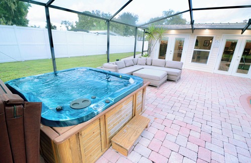 Crystal Shores House | NEW! Waterfront Home With Solar Pool, Hot Tub and Canal Access in Crystal River