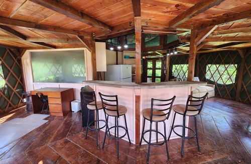 Mokuleia RV Rental | North Shore Rustic Country Lodge 2-Story Yurt By Beach Waialua Haleiwa Glamping