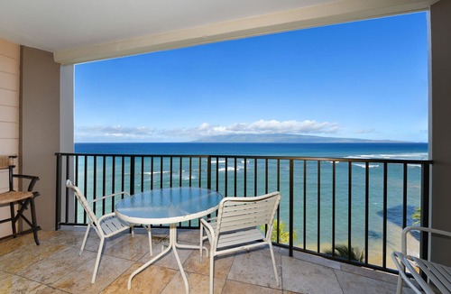 Kahana Condo | Sunshine + Rainbows = #1206 at Valley Isle with Direct Ocean Front Views!