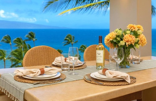 Montage Kapalua Bay Apartment | The Resort at Kapalua Bay Ocean View 3 BR Sleeps 8 Luxury Resort Living Complimentary Car with 6 Nights MON-2604 by KBM