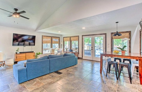 Tool House | Tool Waterfront Home w/Hot Tub & Fire Pit!