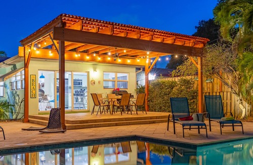 Dania Beach Villa | Tropical House with Pool & BBQ, Beach Nearby