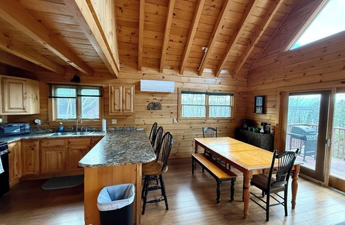 Bar Harbor Cabin | Waterfront Cabin with Private Beach in Bar Harbor. Minutes from Acadia National Park & Downtown Bar Harbor. Newly furnished 3-bedroom, two baths with game room, outdoor grill and fire-pit.