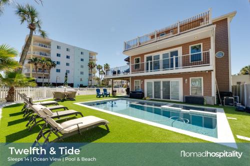 Be A Nomad - Sleeps 14 Ocean Pool Rooftop Deck 30sec Jacksonville Beach