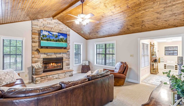 Enjoy 1.3 wooded acres and location to amenities Holly Lake has to offer.