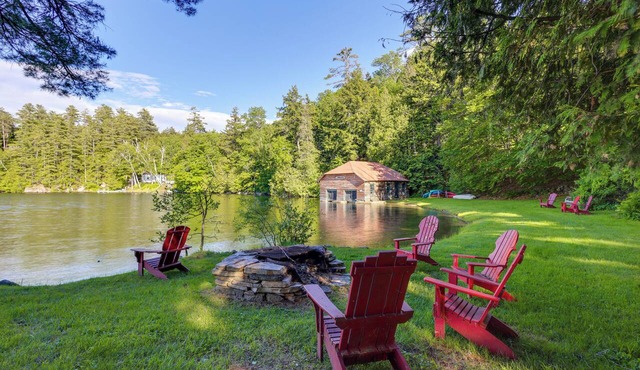 Expansive Eagle Lake Escape w/Boathouse + Beach