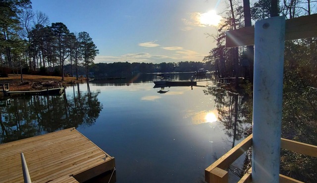 Lakefront cabins