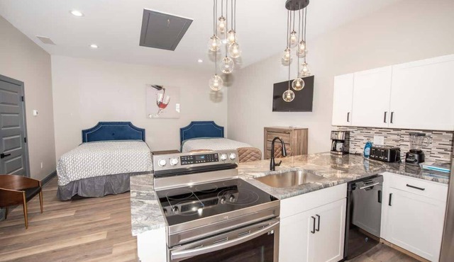 Modern Studio home 2 bed mins from Dawnsonville