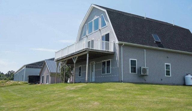Outdoor lovers dream on tidal riverfront acreage, close to Acadia Nat'l Park.