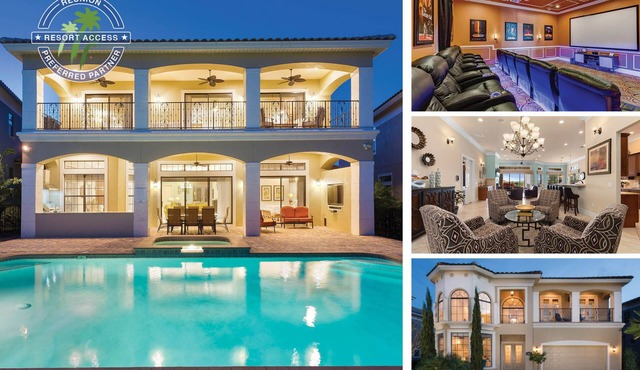 Radiant Abode | Amazing 5,092 sq. ft Villa with Large Pool, Movie Theater