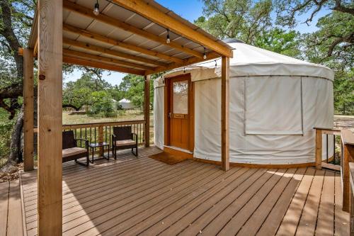 Serene Yurt Retreat | Private Glamping Near Gruene