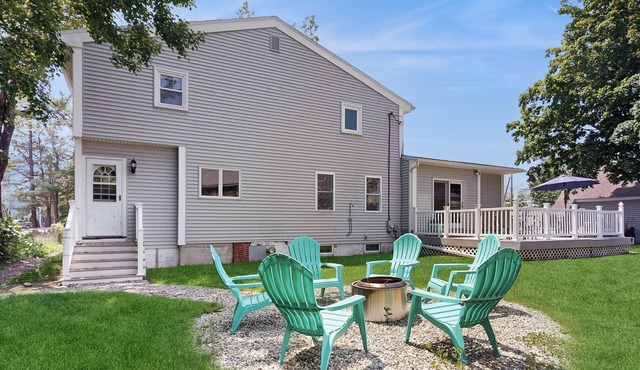 Spacious Coastal Home with Firepit, Porch, and Family-Friendly Comforts