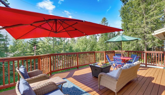 Spacious Eagle River Escape w/Hot Tub + Views! in Eagle River