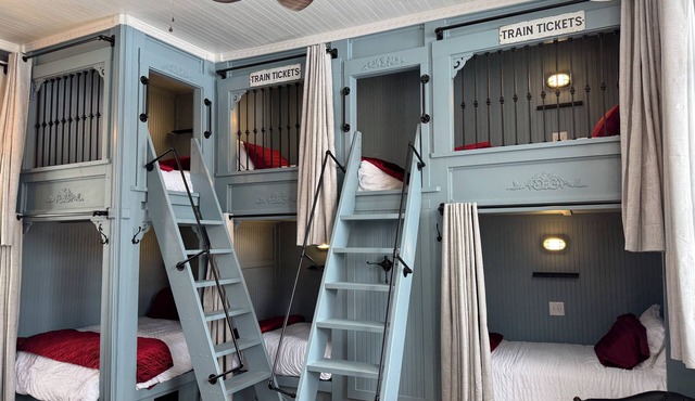 Stay at this train depot built in 1906 renovated with modern amenities.