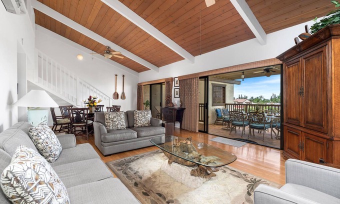 Kahaluu-Keauhou Condo | 5-STAR KONA COAST RESORT 2 bedr/2 bath Top Floor, AC, Unit#8-204!