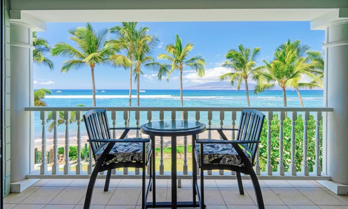Historic Lahaina Front Street Condo | BEACHFRONT CONDO WITH UNBELIEVABLE OCEAN/SUNSET VIEWS