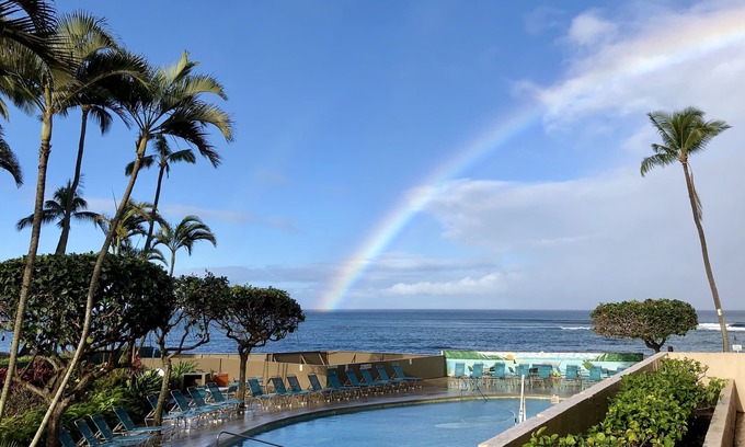 Kahana Condo | Clean, Ocean Front, Large 1 Bd, 1st Floor, Royal Kahana