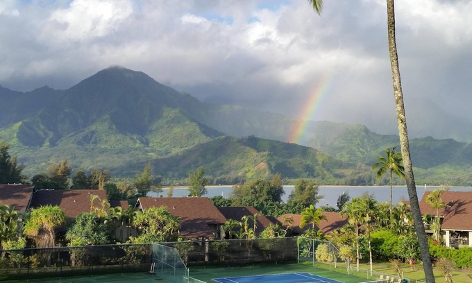 Princeville Apartment | Hanalei Bay RESORT 2312 295.00 11/7-11/13 BlowOutSaleBeachFront 10 Star Reviews!