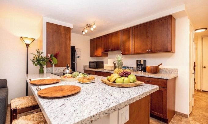 Honokowai Condo | KA 403 Remodeled 1BD w Mountain Views Pool AC