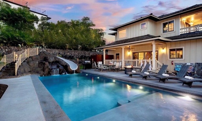 Kapalua House | Legendary Estate 50 Steps to Maui’s Best Beach! New! 5 Bedroom, Pool With Slide!