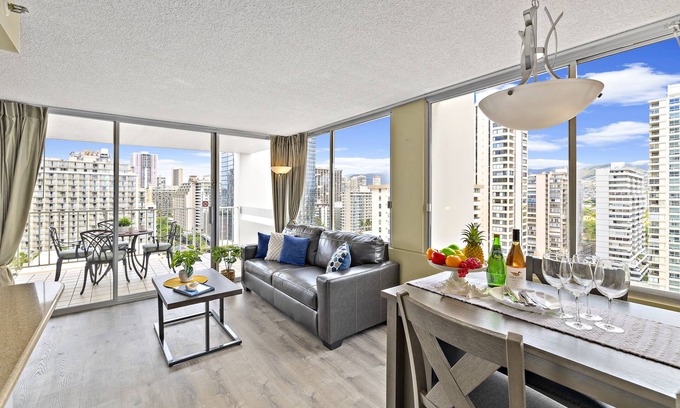 Waikiki Condo | Pacific Monarch - 1 BR - Ocean and City Views!