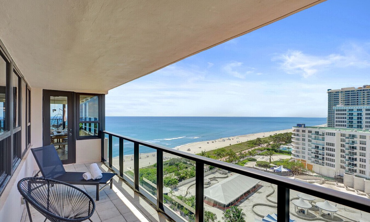 Mid Beach Apartment | Luxury Oceanfront Condo 2BR 2.5BA with 700Sqft Terrace, Sauna, Resort Amenities & Pools 1501