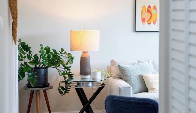Modern and central 3-bedroom house in sunny San Diego with yard and fire pit